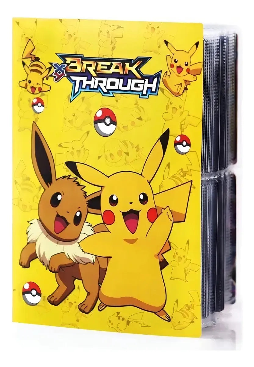 PACK ALBUM + 120 CARTAS POKEMON ORIGINALES SIN REPETIR + 2 EX GARANTIZADA.