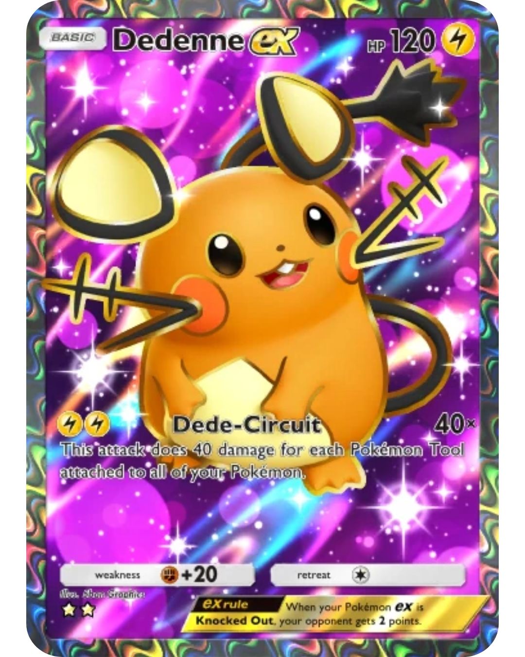[ESP | ENG | 中文] ⭐️⭐️ 2 Star - Dedenne ex Full Art | Pokémon TCG Pocket Trading.