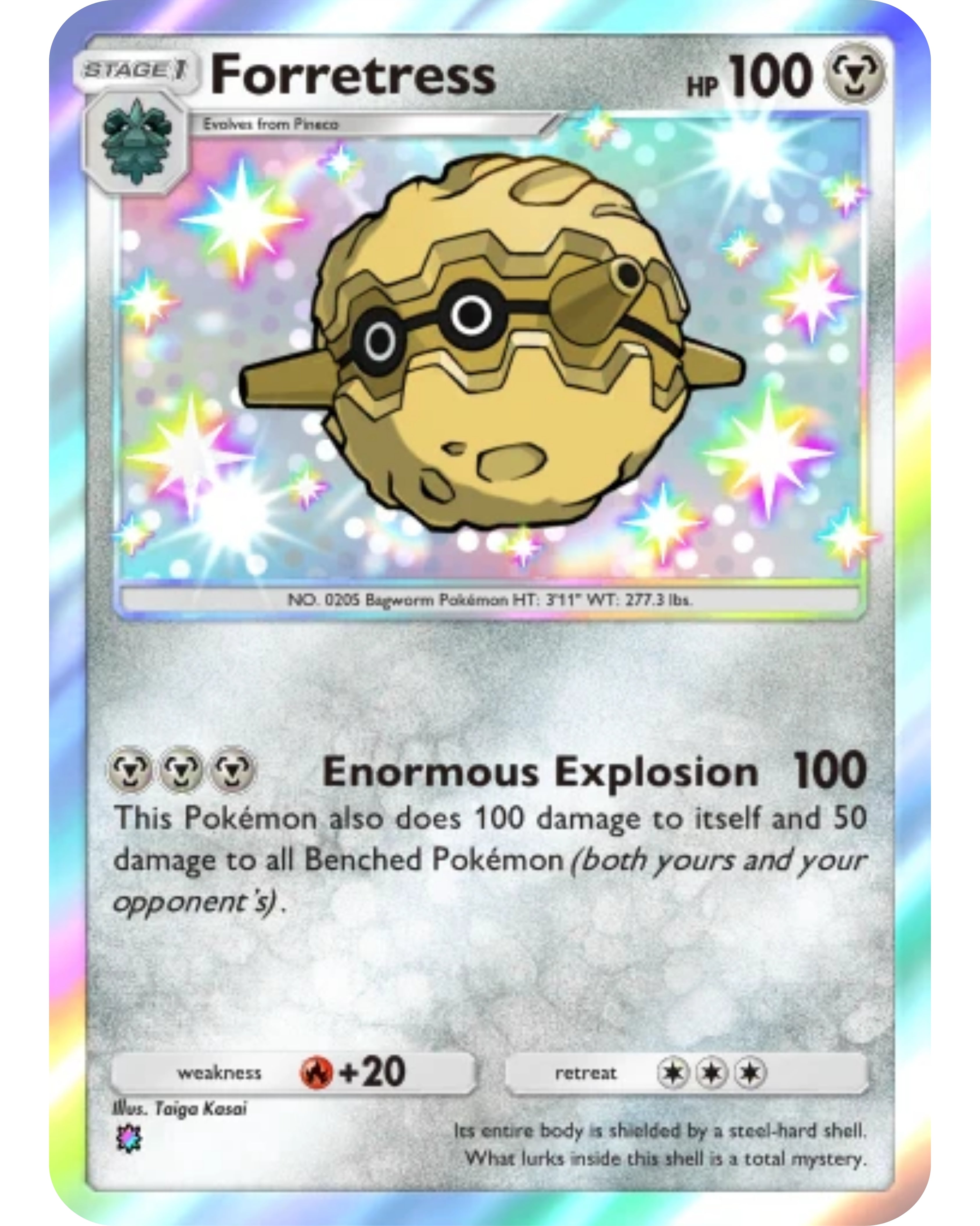 [ESP | ENG | 中文] ⭐️ 1 Star Shiny - Forretress Pokémon TCG Pocket Trading.