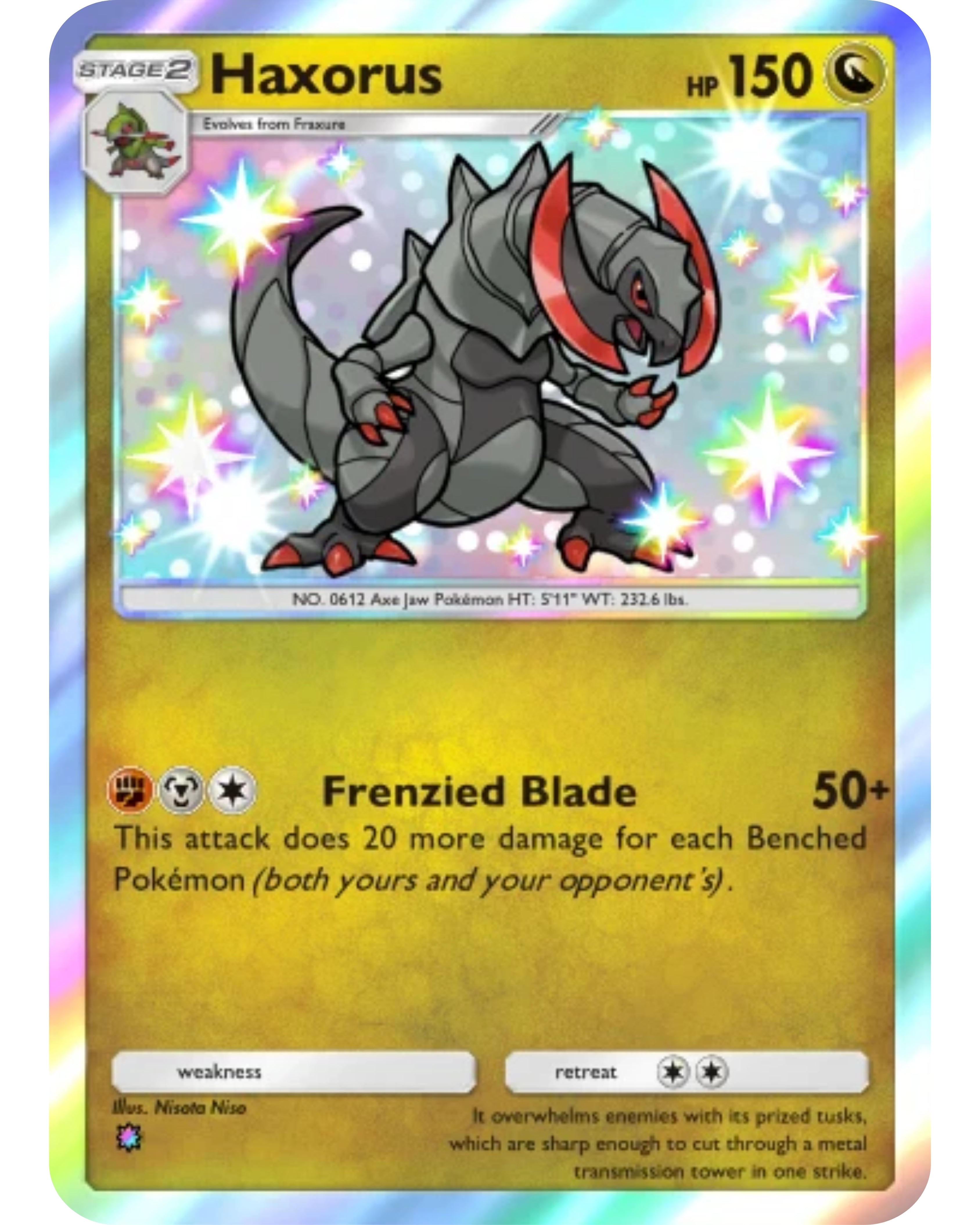 [ESP | ENG | 中文] ⭐️ 1 Star Shiny - Haxorus Pokémon TCG Pocket Trading.