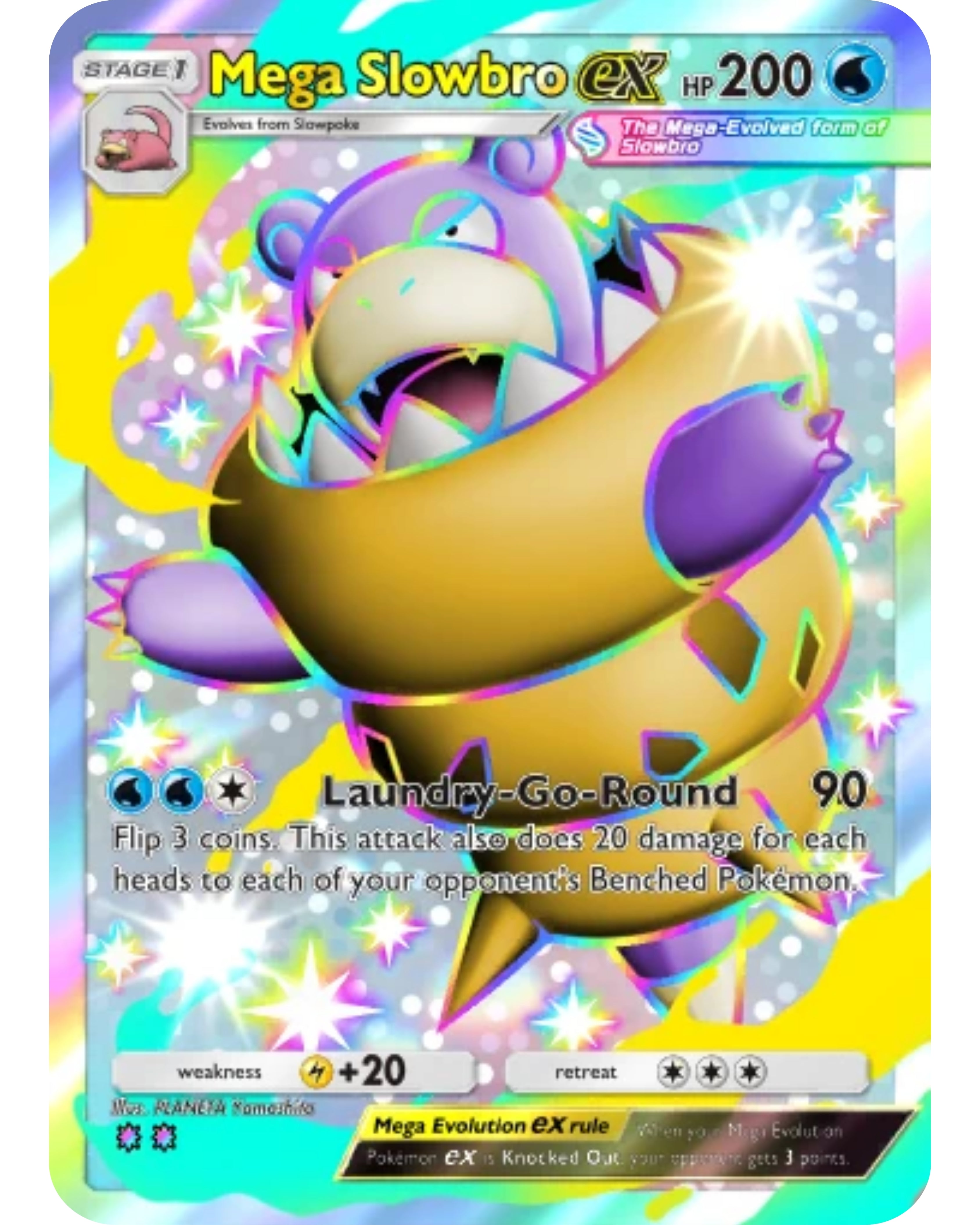 [ESP | ENG | 中文] ⭐️⭐️ 2 Star Shiny - Mega Slowbro Ex | Pokémon TCG Pocket Trading.