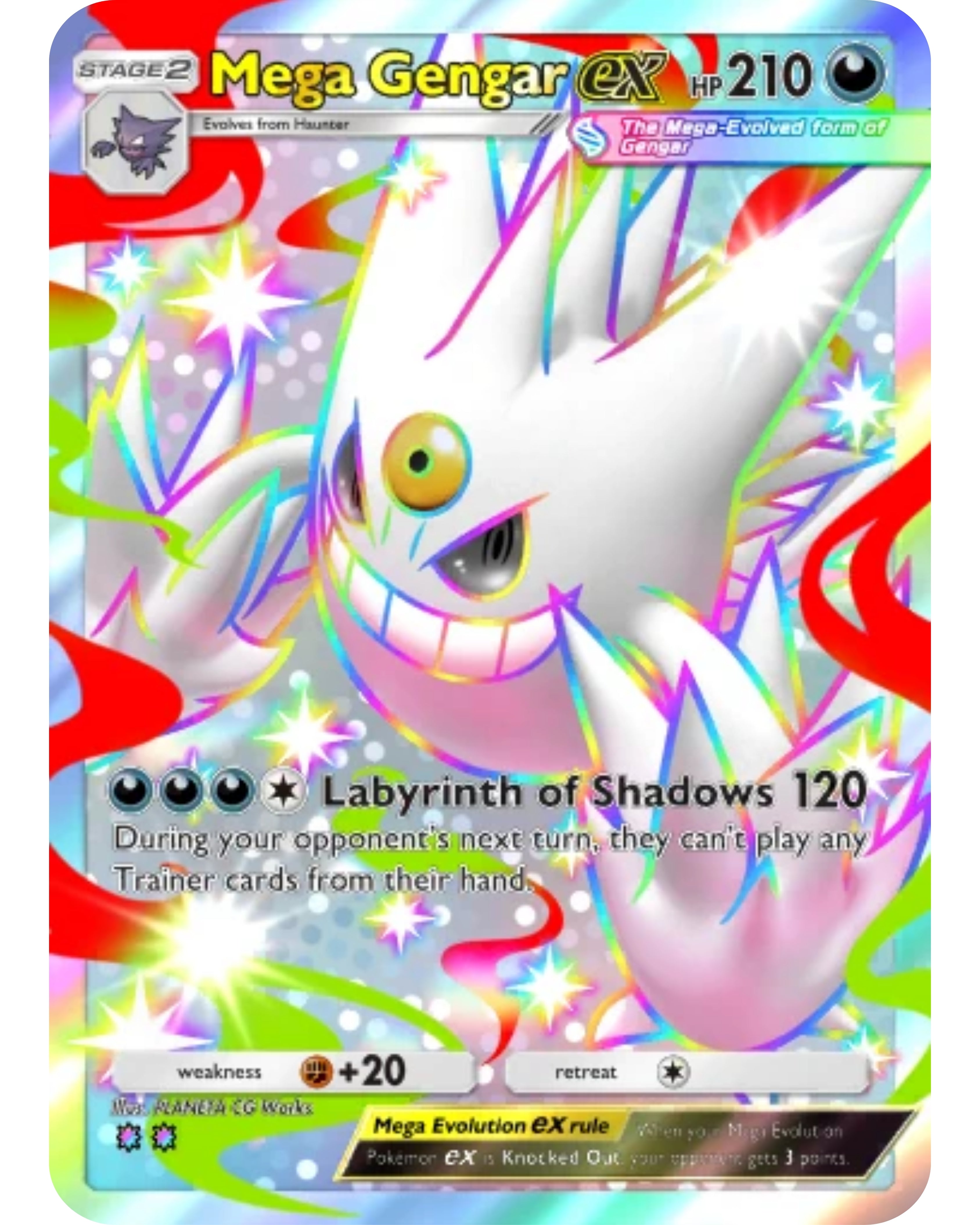 [ESP | ENG | 中文] ⭐️⭐️ 2 Star Shiny - Mega Gengar Ex | Pokémon TCG Pocket Trading.