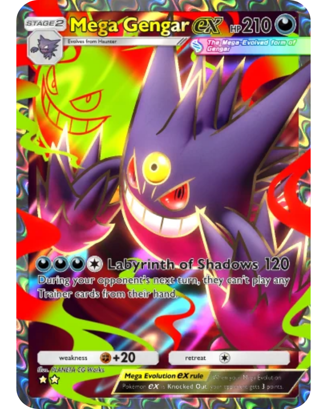 [ESP | ENG | 中文] ⭐️⭐️ 2 Star - Mega Gengar ex | Pokémon TCG Pocket Trading.