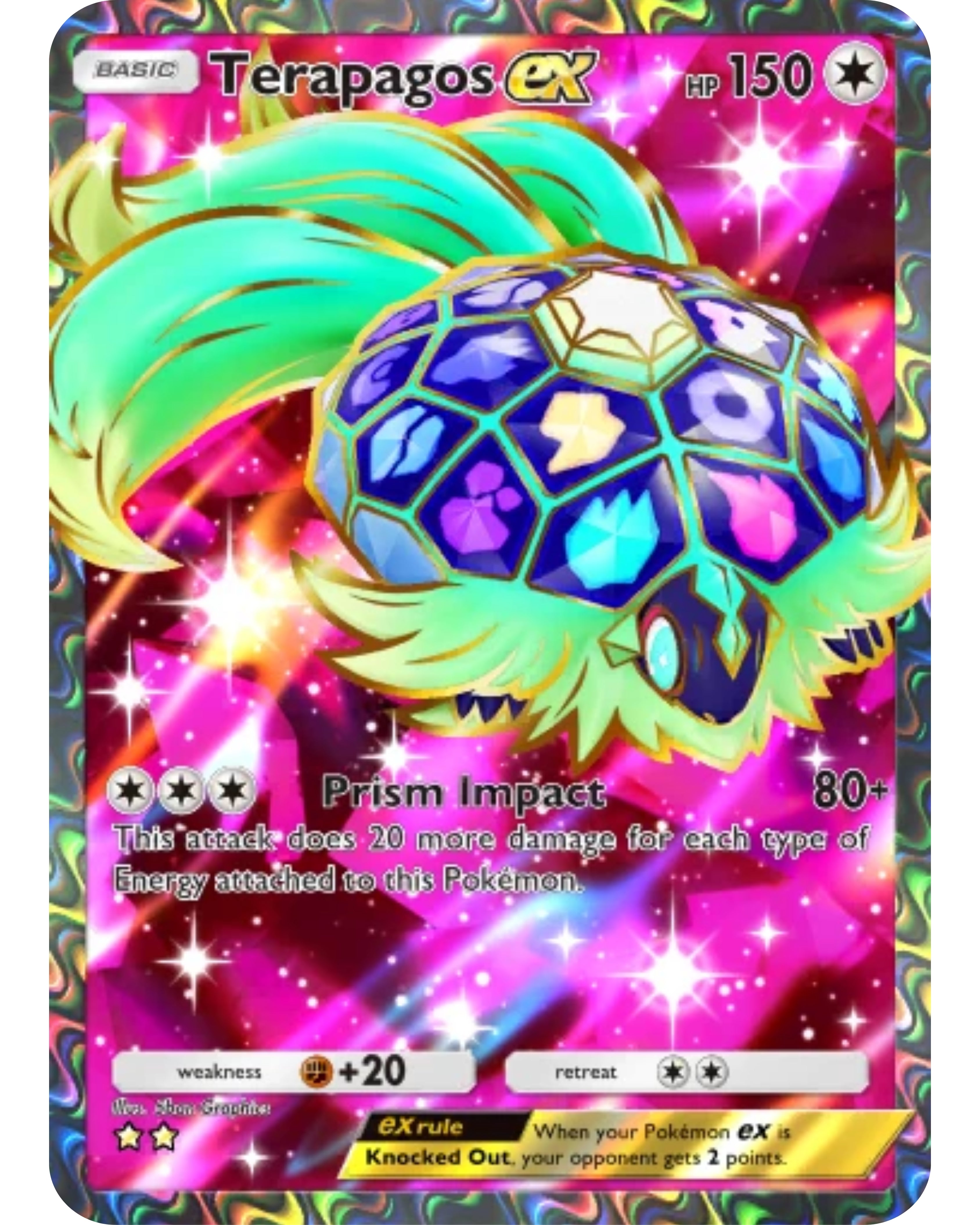 [ESP | ENG | 中文] ⭐️⭐️ Full Art 2-Star Terapagos Ex | Pokémon TCG Pocket Trading