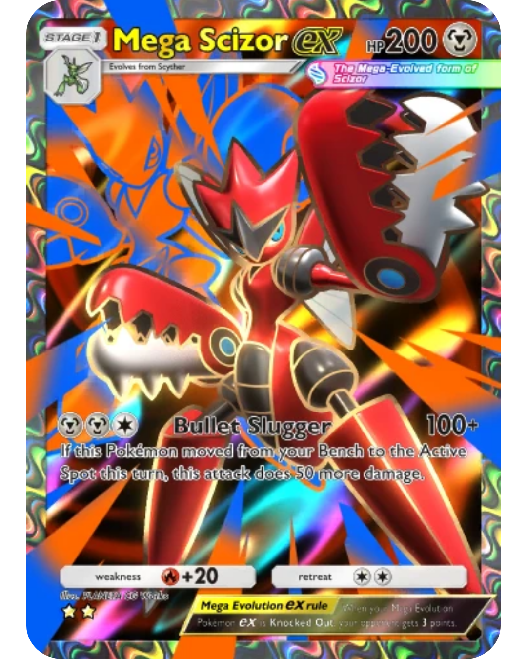 [ESP | ENG | 中文] ⭐️⭐️ 2 Star - Mega Scizor ex | Pokémon TCG Pocket Trading.