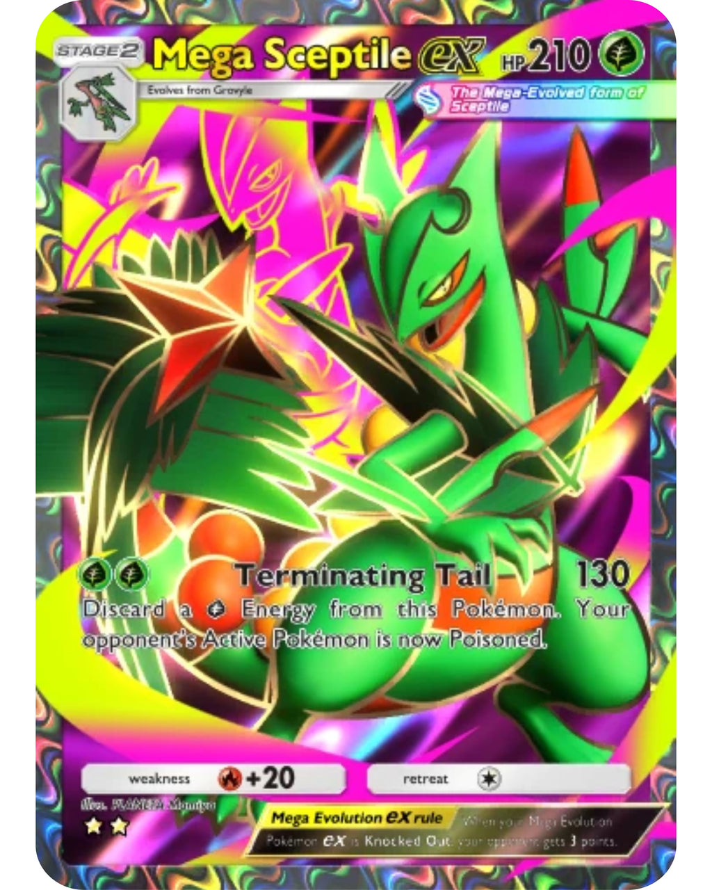 [ESP | ENG | 中文] ⭐️⭐️ Full Art 2-Star Mega Sceptile Ex | Pokémon TCG Pocket Trading