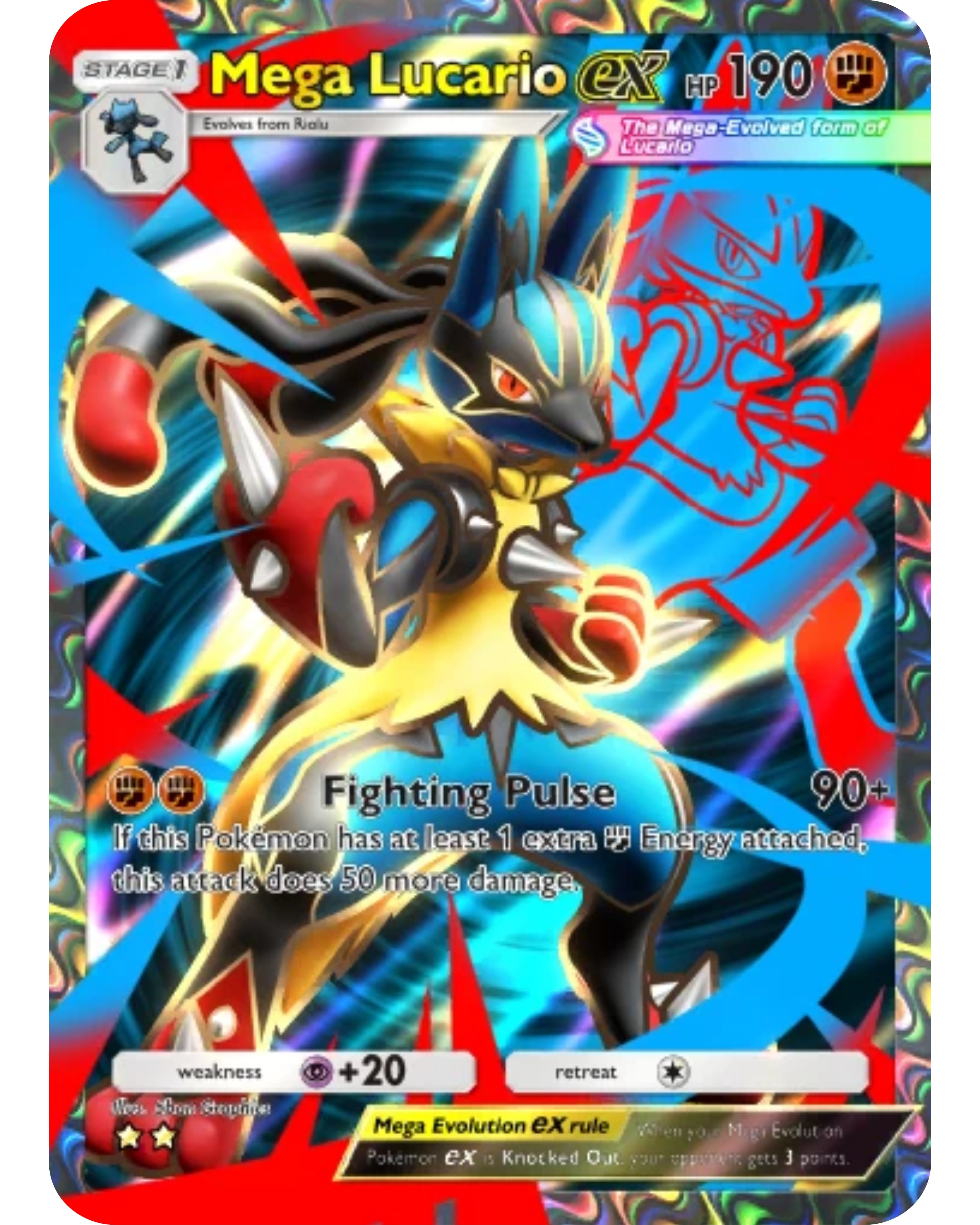 [ESP | ENG | 中文] ⭐️⭐️ Full Art 2-Star Mega Lucario Ex | Pokémon TCG Pocket Trading