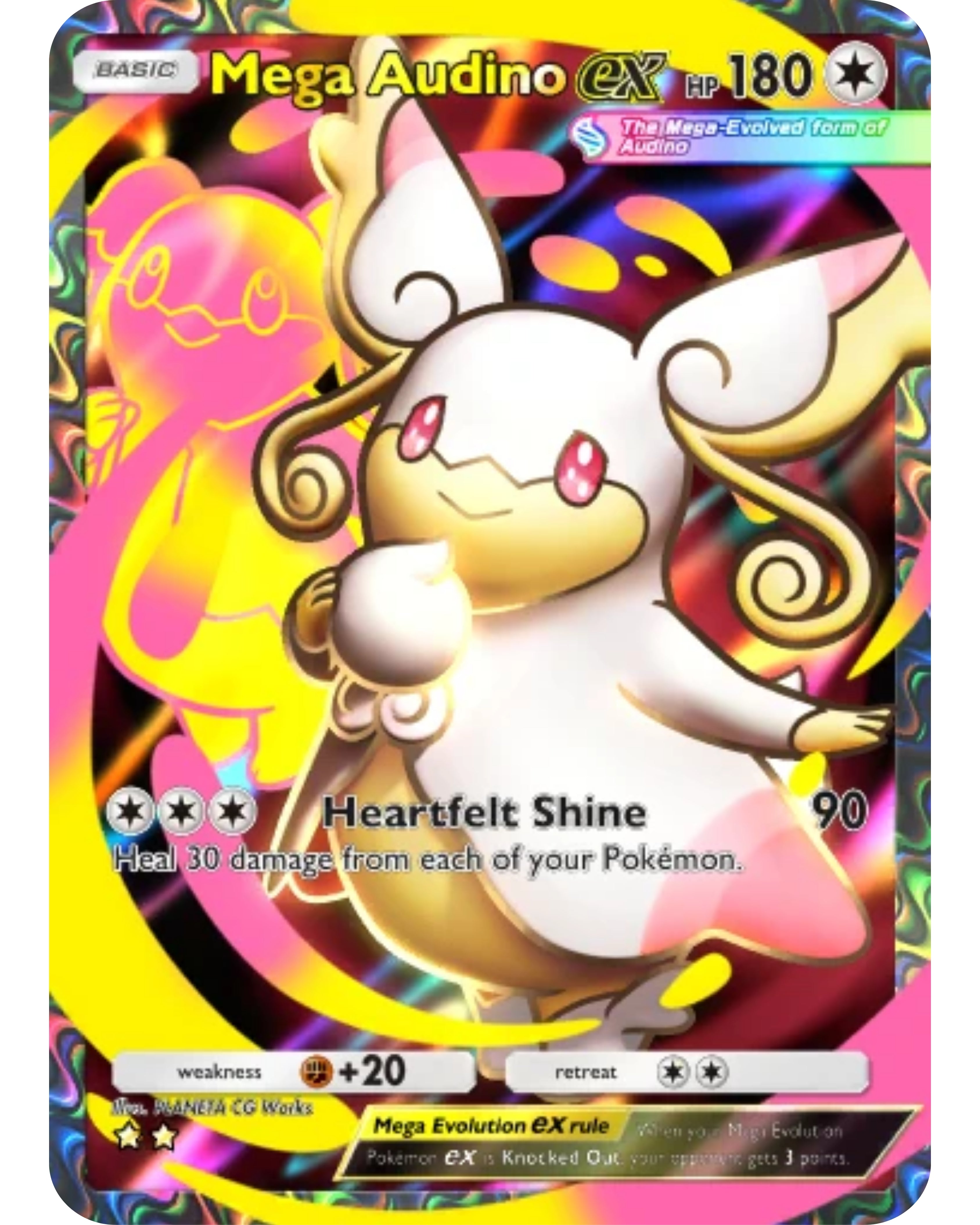 [ESP | ENG | 中文] ⭐️⭐️ Full Art 2-Star Mega Audino Ex| Pokémon TCG Pocket Trading