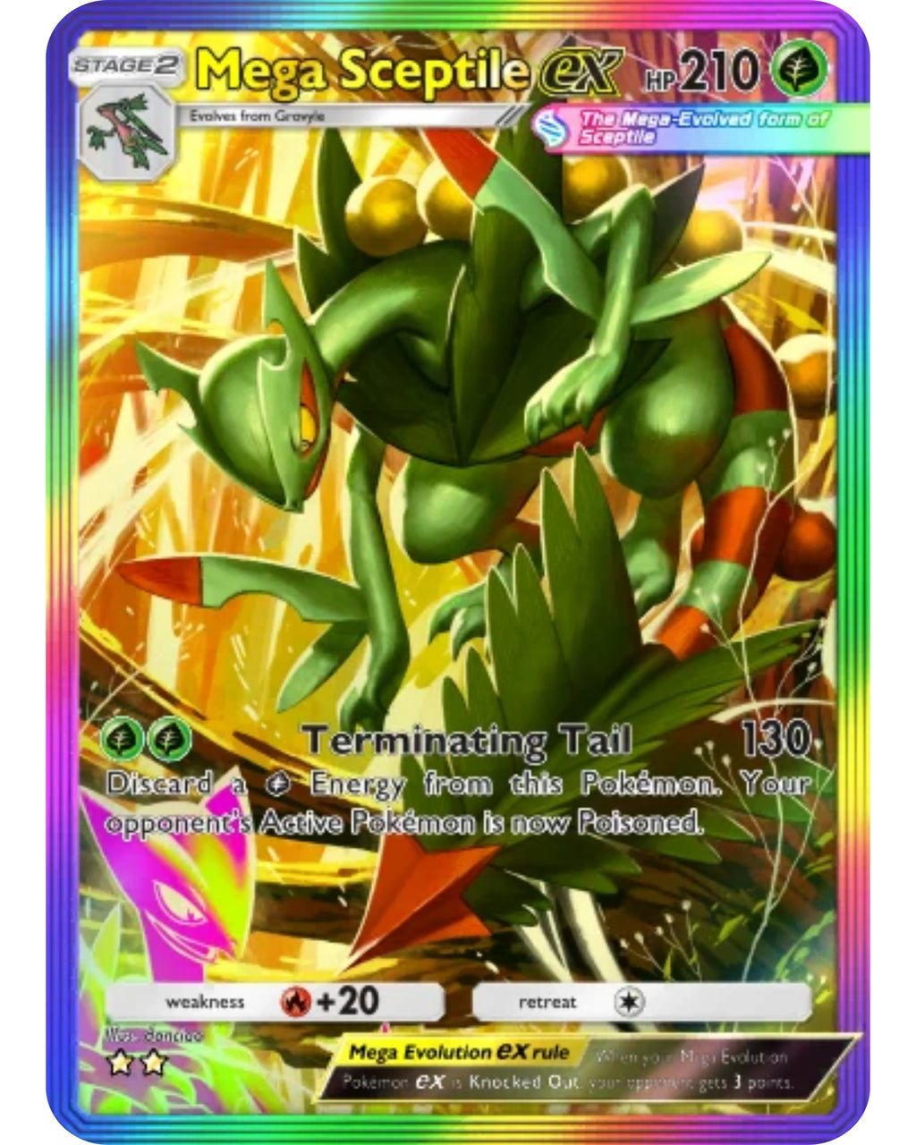 [ESP | ENG | 中文] ⭐️⭐️ Full Art 2-Mega Sceptile Ex | Pokémon TCG Pocket Trading