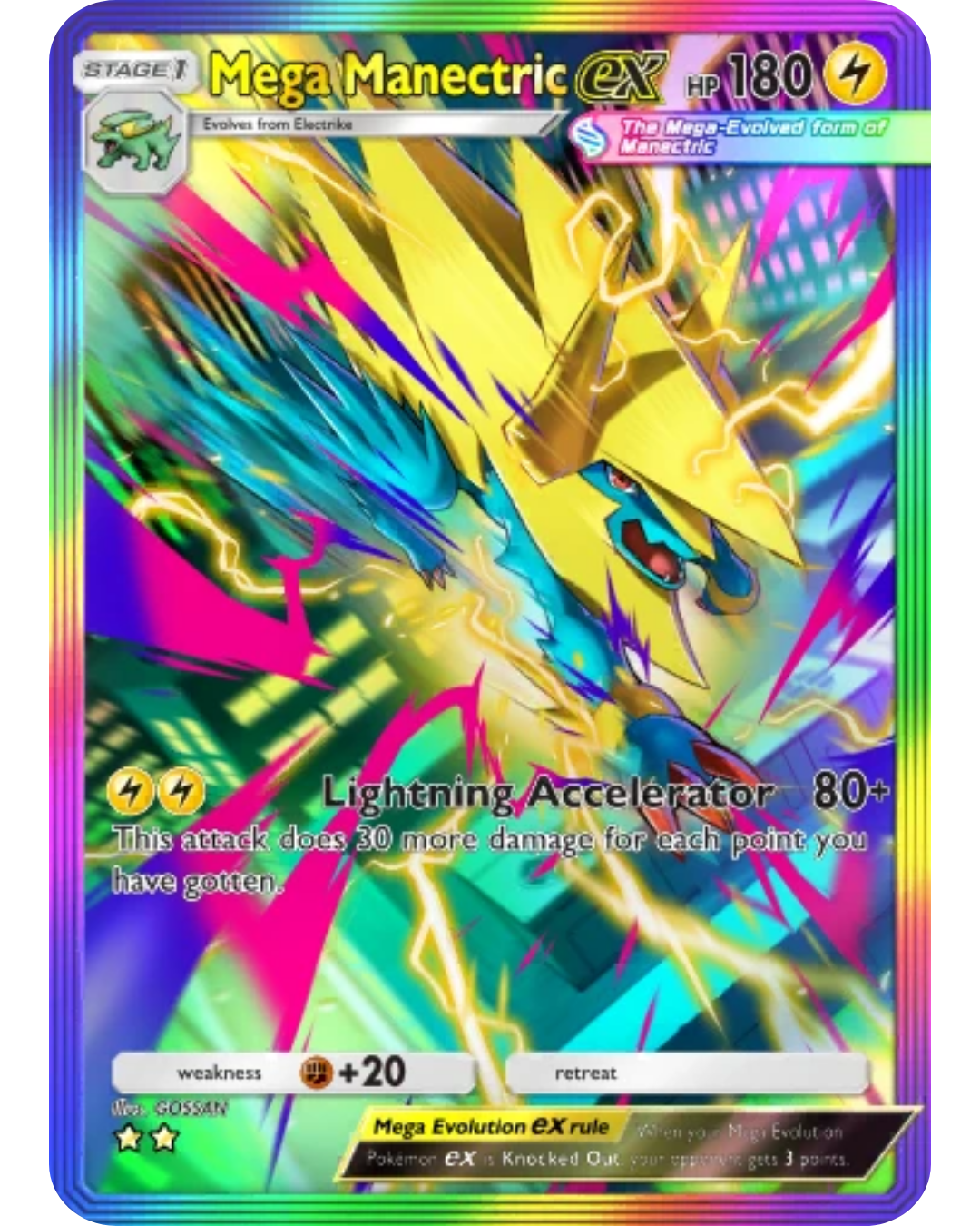 [ESP | ENG | 中文] ⭐️⭐️ 2 Star - Mega Manectric ex | Pokémon TCG Pocket Trading.