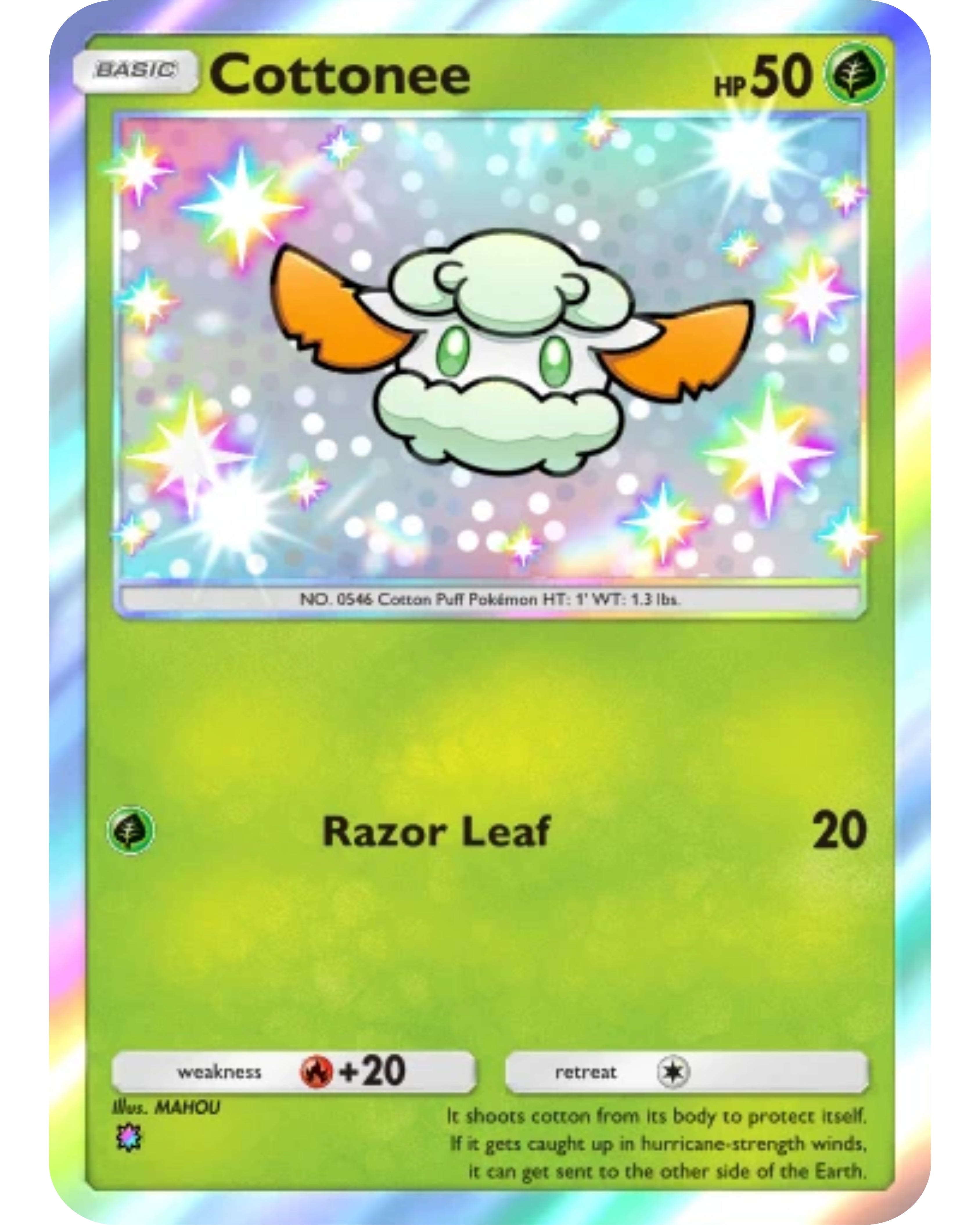 [ESP | ENG | 中文] ⭐️ 1 Star Shiny - Cottonee | Pokémon TCG Pocket Trading.