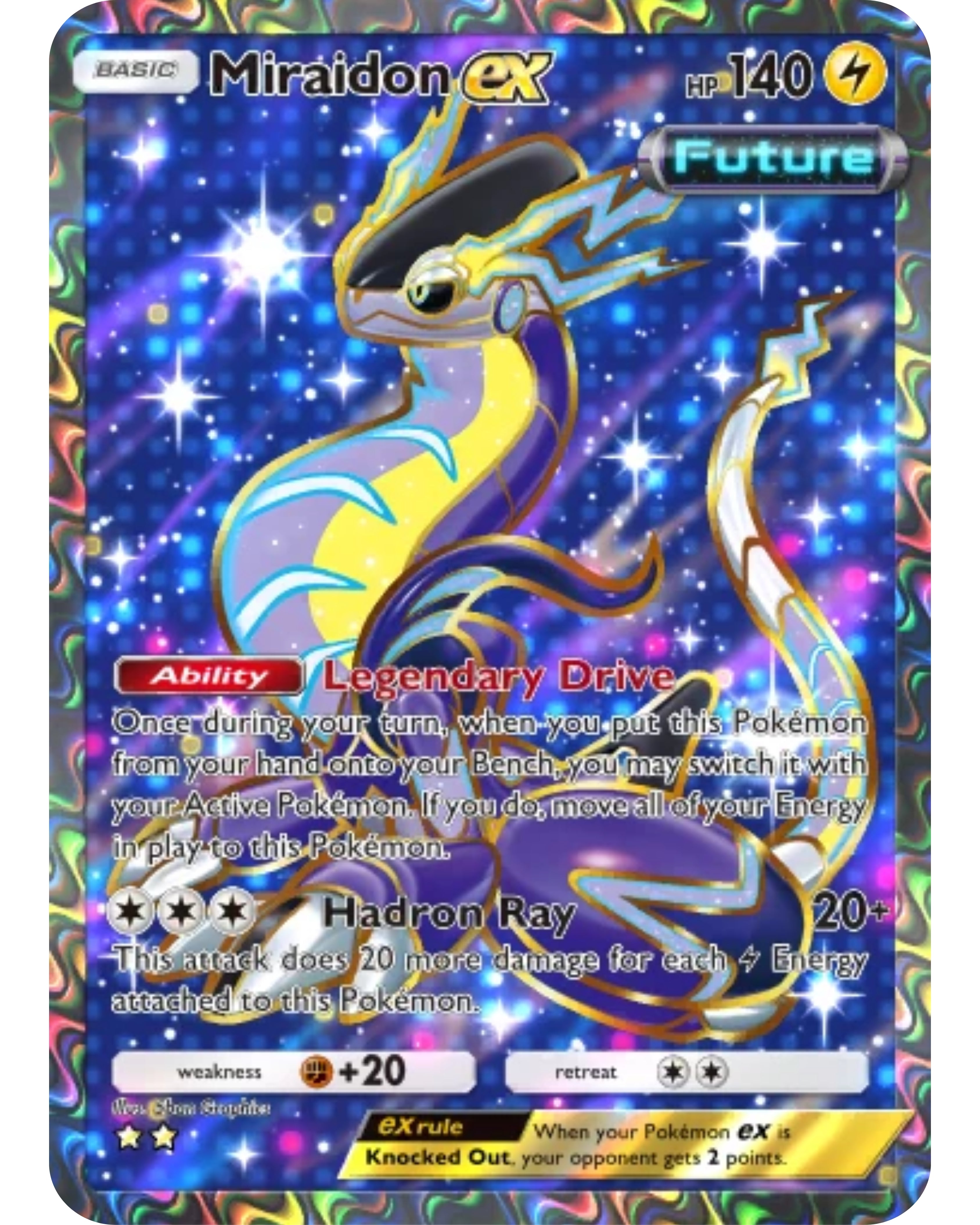 [ESP | ENG | 中文] ⭐️⭐️ Full Art 2-Star Miraidon Ex | Pokémon TCG Pocket Trading