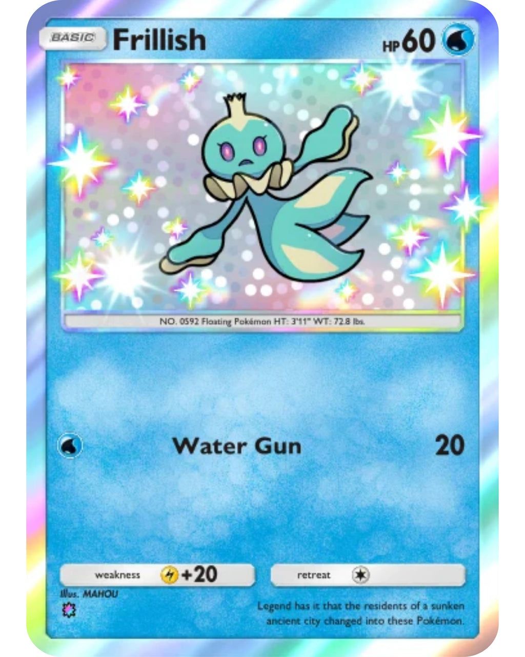 [ESP | ENG | 中文] ⭐️ 1 Star Shiny - Frillish | Pokémon TCG Pocket Trading.