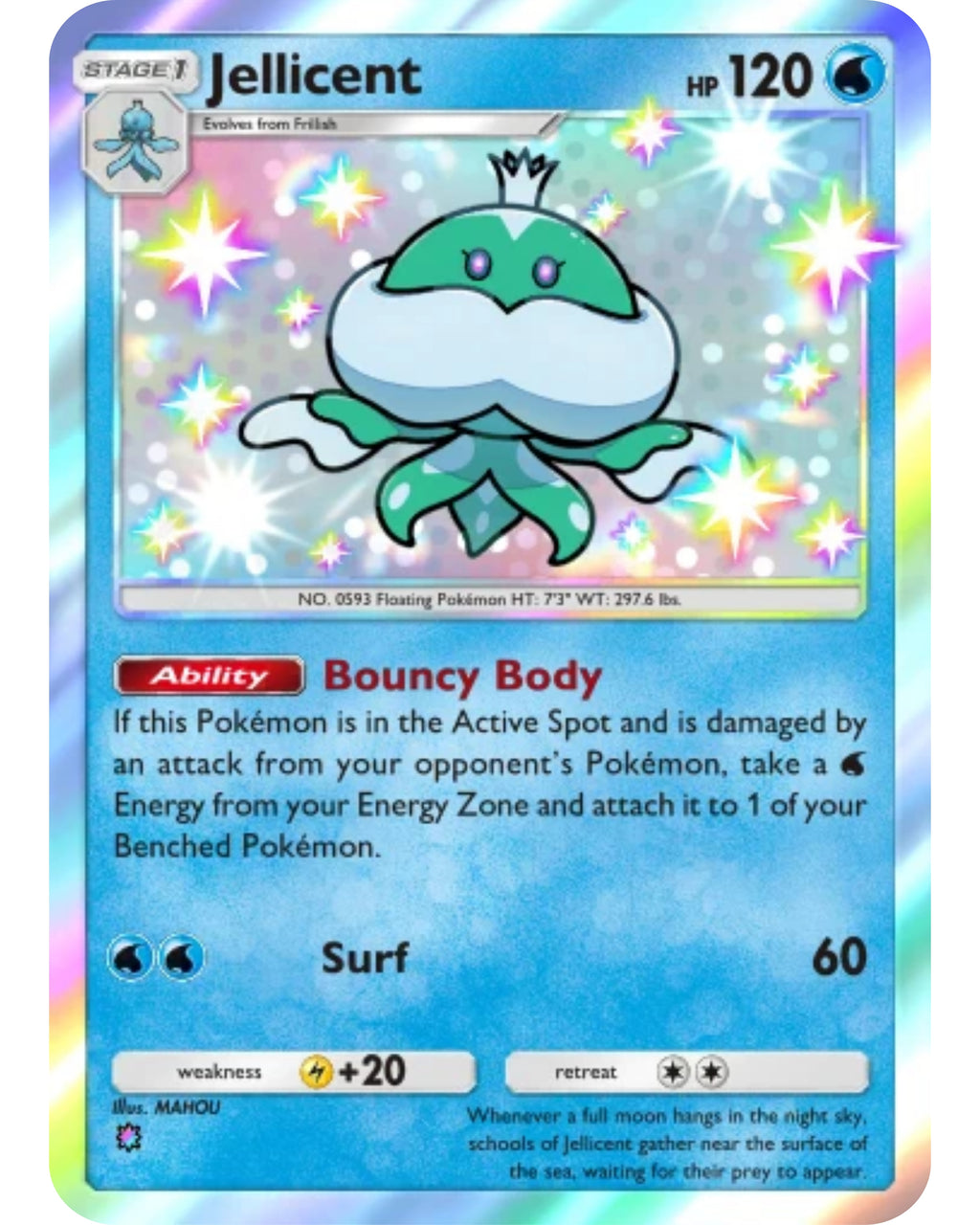 [ESP | ENG | 中文] ⭐️ 1 Star Shiny - Jellicent | Pokémon TCG Pocket Trading.