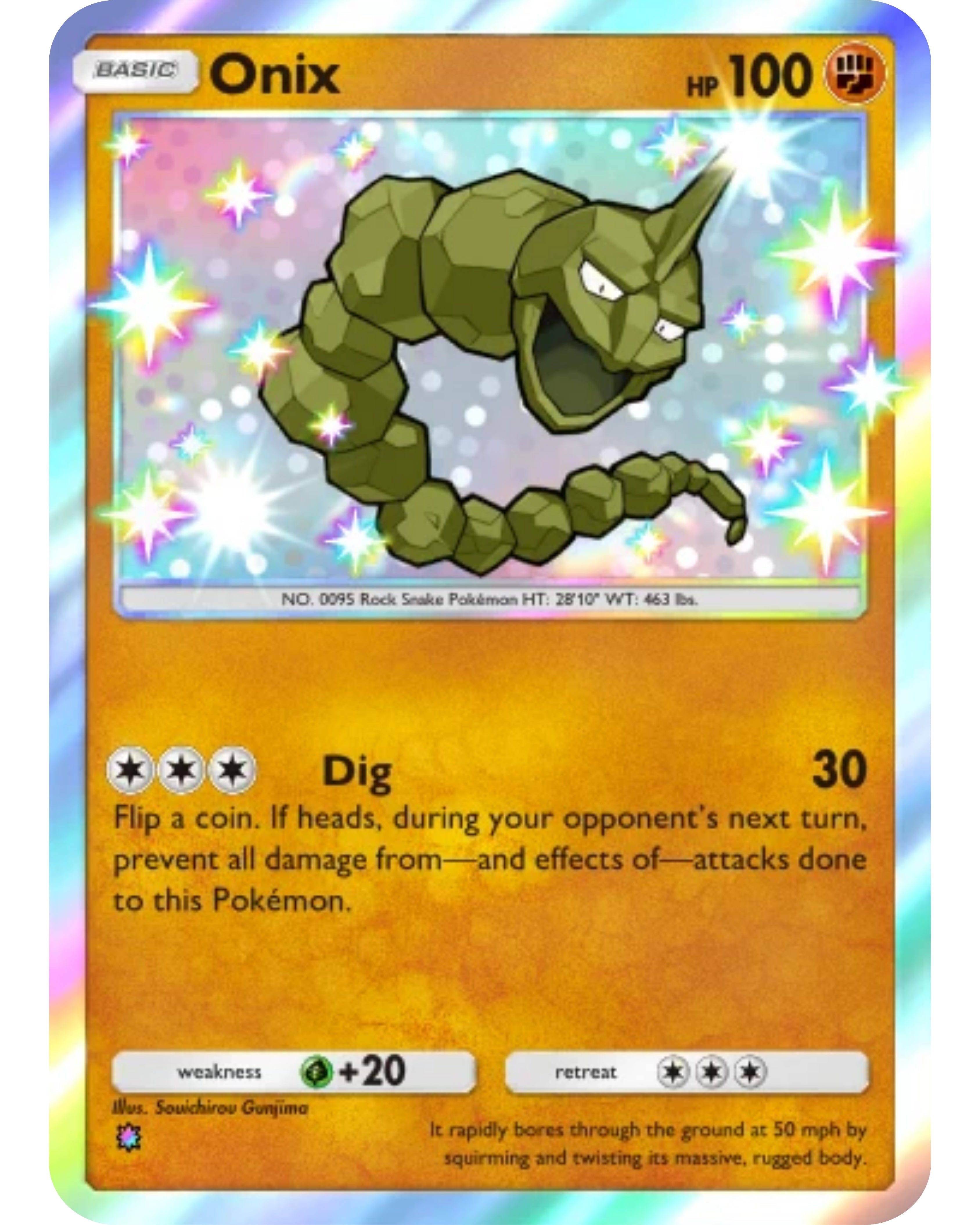[ESP | ENG | 中文] ⭐️ 1 Star Shiny - Onix | Pokémon TCG Pocket Trading.