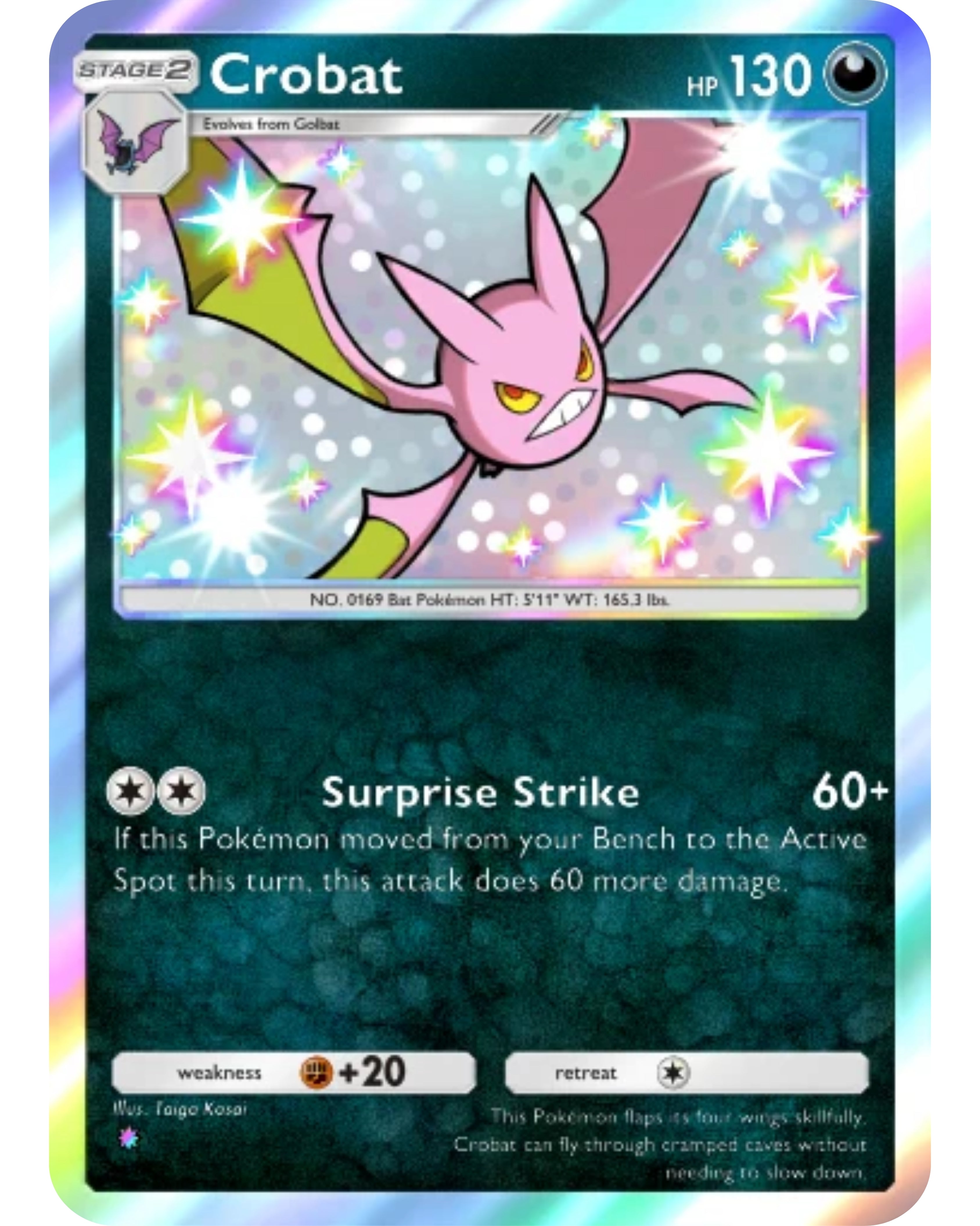 [ESP | ENG | 中文] ⭐️ 1 Star Shiny - Crobat | Pokémon TCG Pocket Trading.