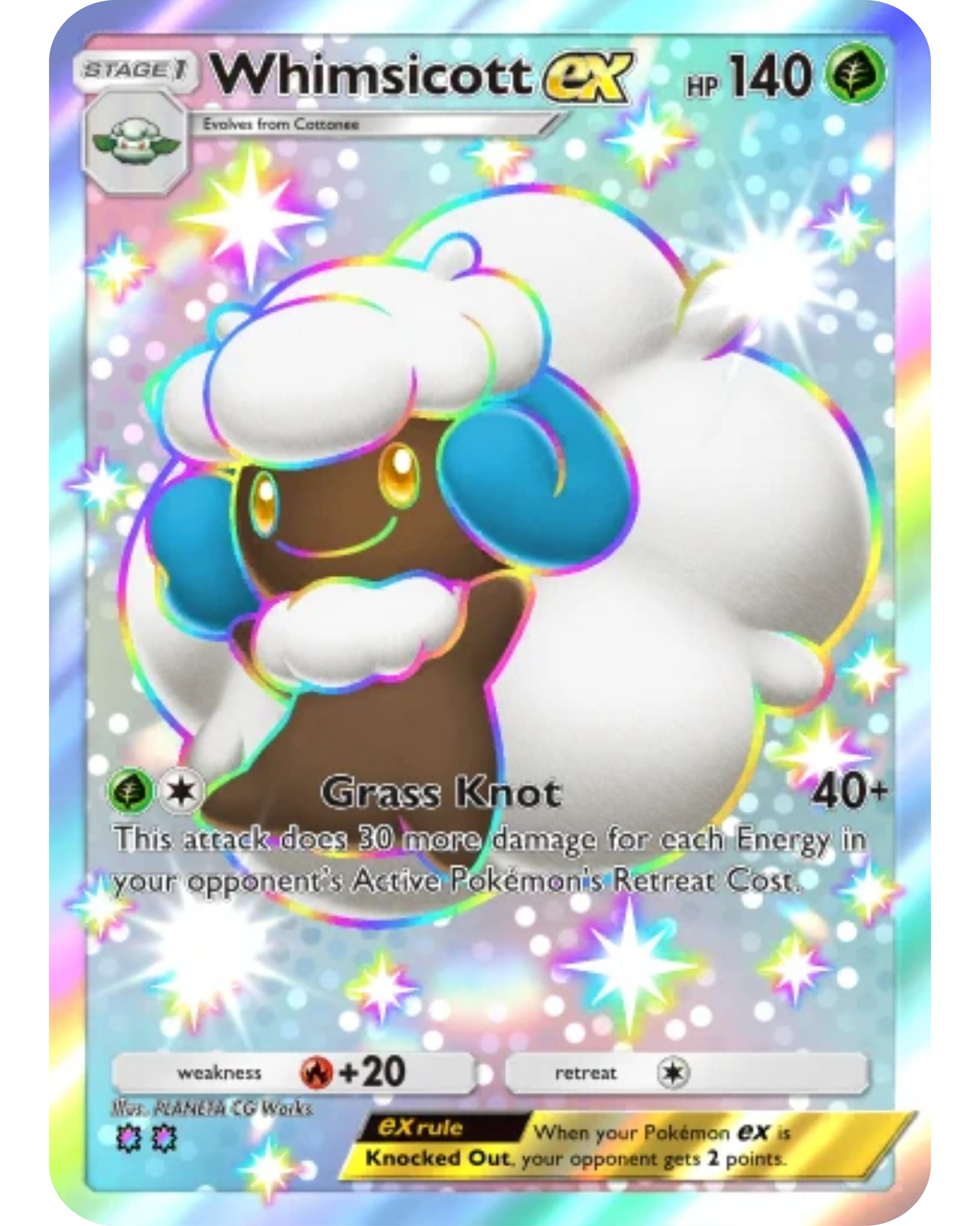 [ESP | ENG | 中文] ⭐️⭐️ 2 Star Shiny - Whimsicott Ex | Pokémon TCG Pocket Trading.