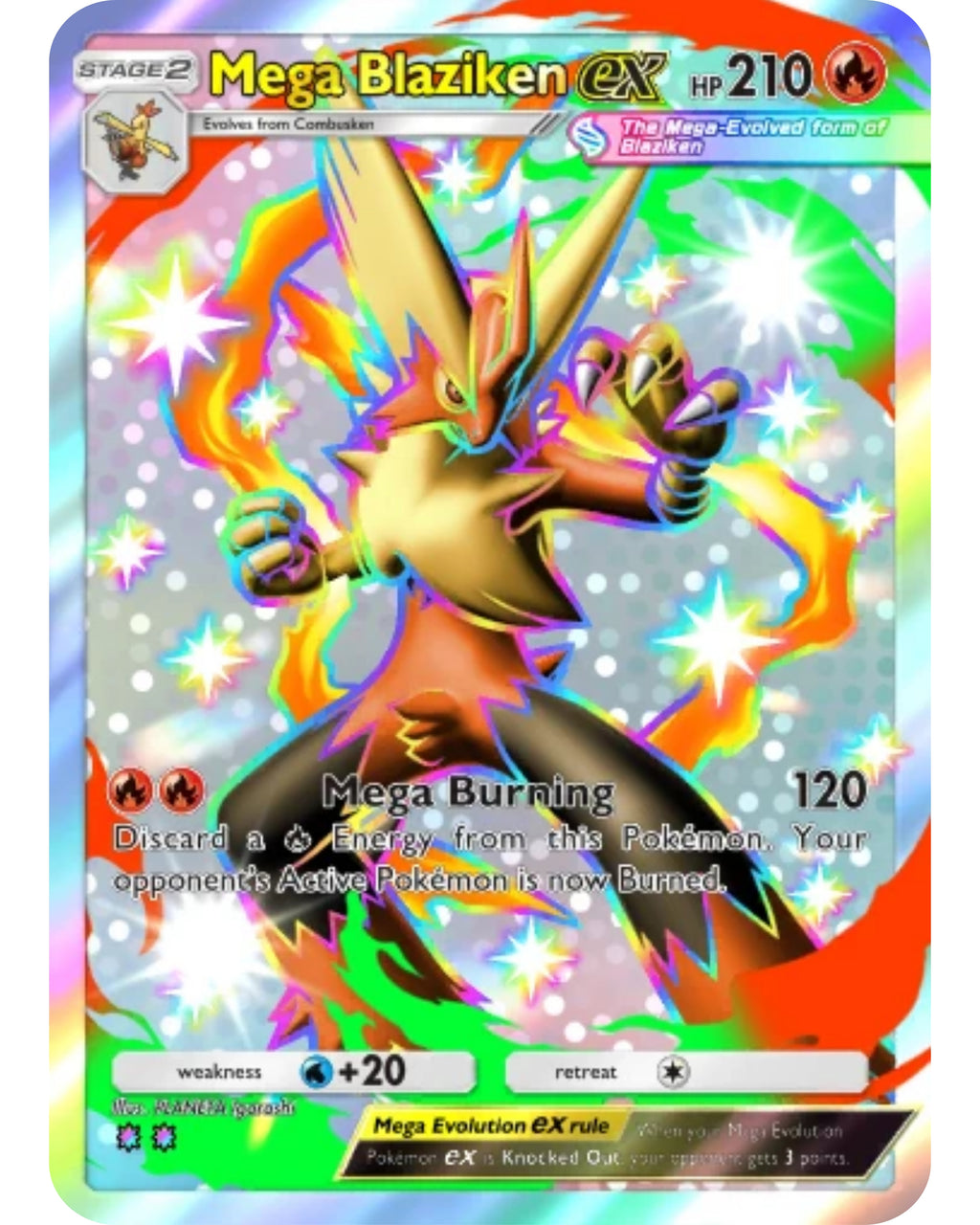 [ESP | ENG | 中文] ⭐️⭐️ 2 Star Shiny - Mega Blaziken  Ex | Pokémon TCG Pocket Trading.