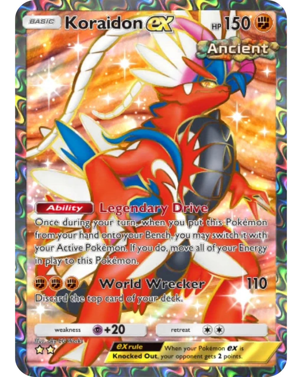 [ESP | ENG | 中文] ⭐️⭐️ Full Art 2-Star Koraidon Ex | Pokémon TCG Pocket Trading