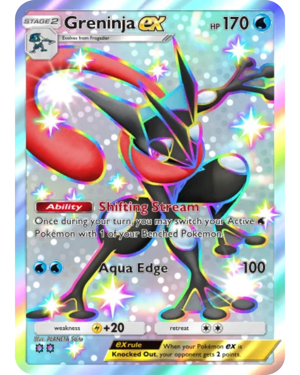 [ESP | ENG | 中文] ⭐️⭐️ 2 Star Shiny - Greninja  Ex | Pokémon TCG Pocket Trading. (Copia)