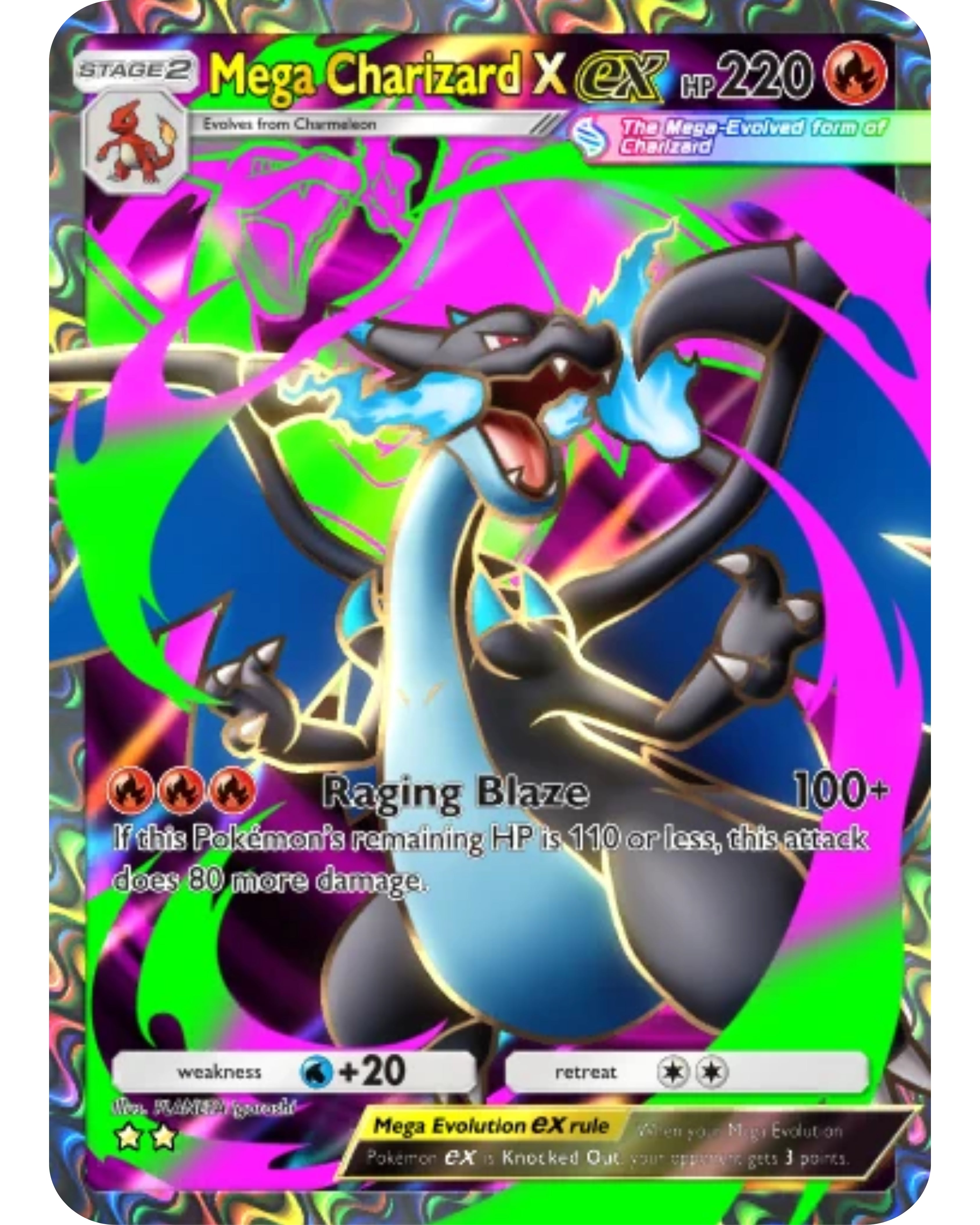 [ESP | ENG | 中文] ⭐️⭐️ 2 Star - Mega-Charizard X ex | Pokémon TCG Pocket Trading.