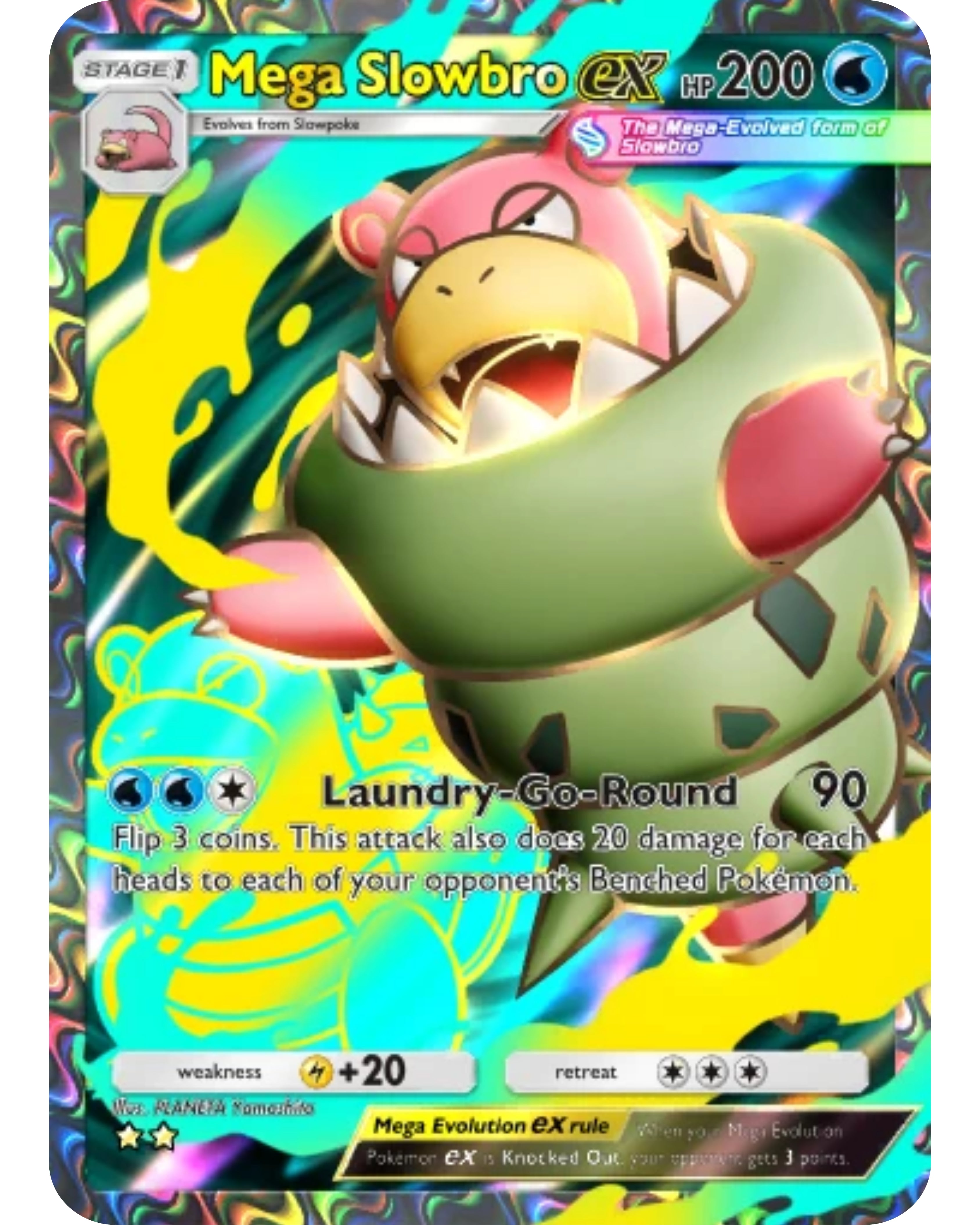 [ESP | ENG | 中文] ⭐️⭐️ 2 Star - Mega Slowbro ex | Pokémon TCG Pocket Trading.