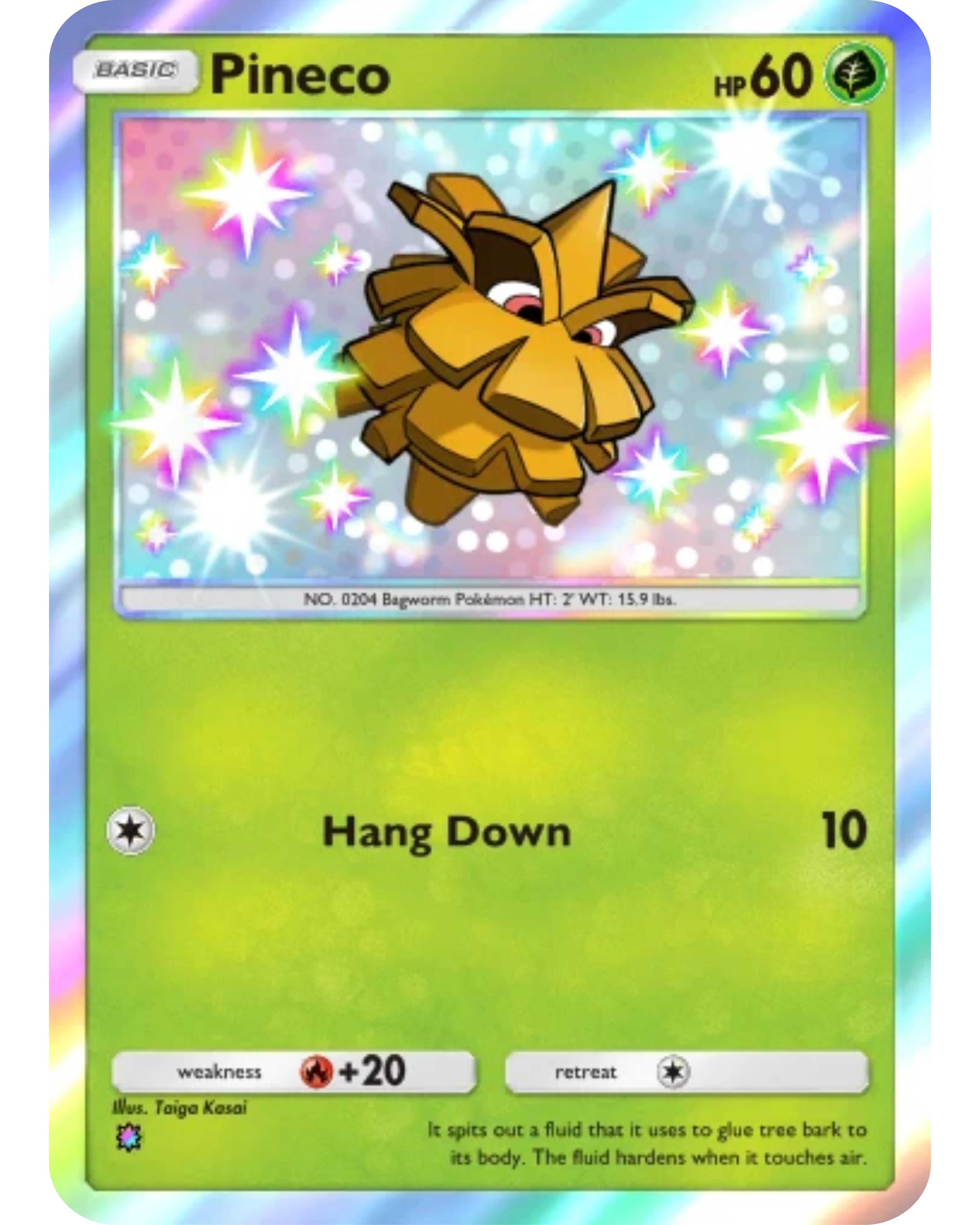 [ESP | ENG | 中文] ⭐️ 1 Star Shiny - Pineco| Pokémon TCG Pocket Trading.